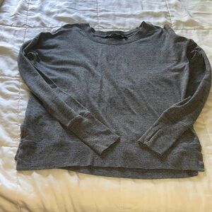 Athleta Charcoal Crew Neck Sweater